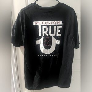True religion men’s graphic tee Large